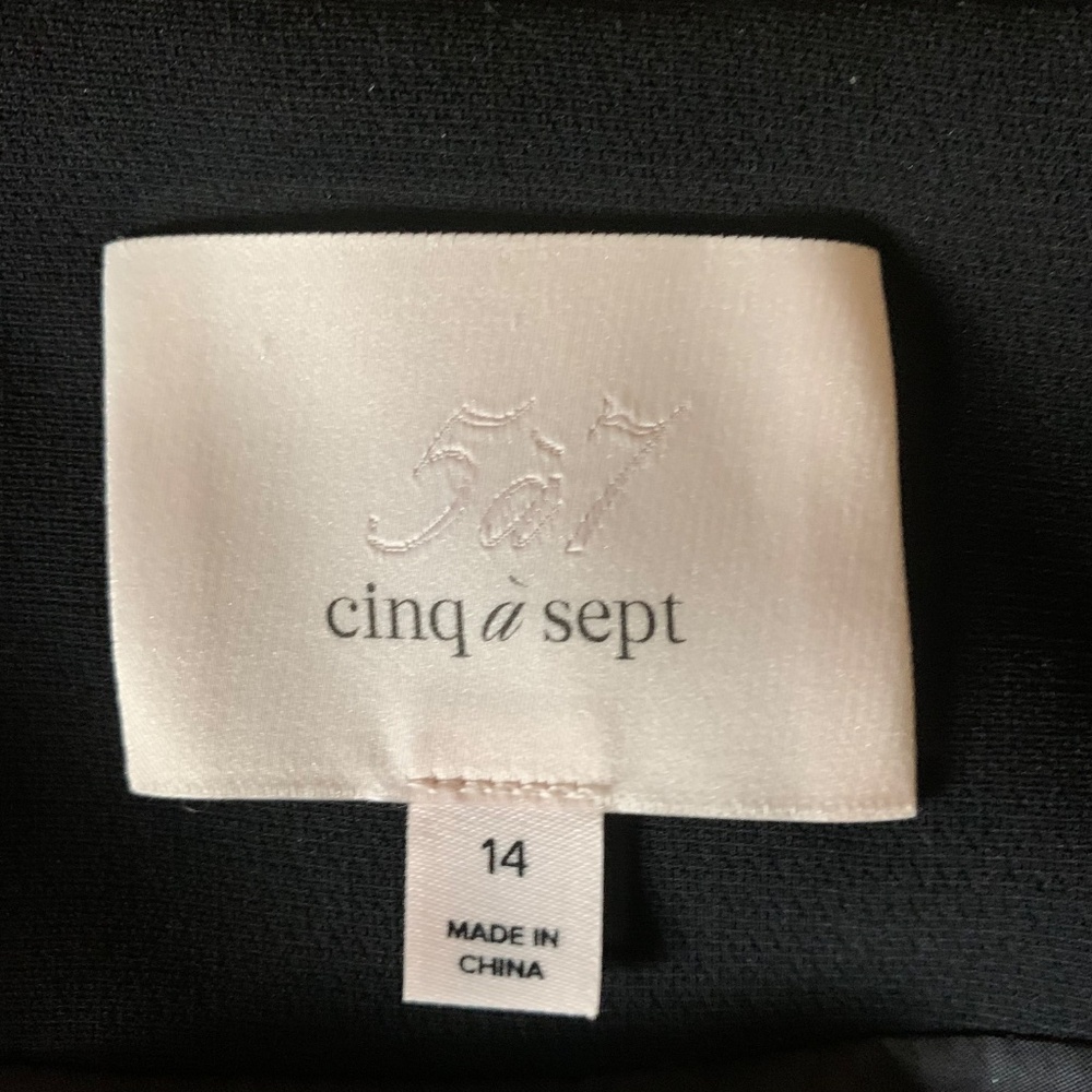 Cinq A Sept Roxie Lace Trim Blazer, size 14 - Picture 5 of 7